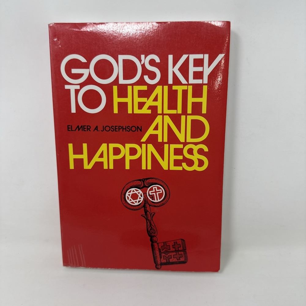 God's Key to Health and Happiness Elmer Josephson Power Books Vintage Paperback